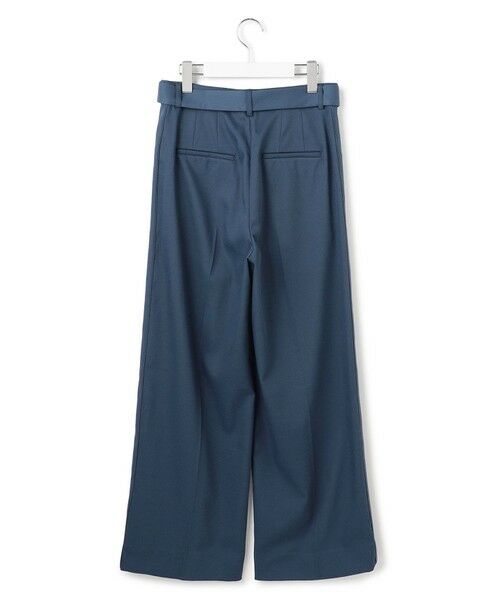 L size ONWARD(大きいサイズ) / エルサイズオンワード その他パンツ | 【裏起毛】 ウォームサテン ワイドストレートパンツ | 詳細17