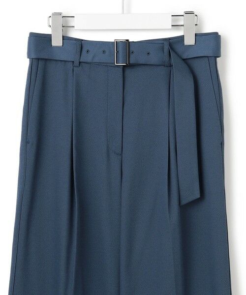 L size ONWARD(大きいサイズ) / エルサイズオンワード その他パンツ | 【裏起毛】 ウォームサテン ワイドストレートパンツ | 詳細18