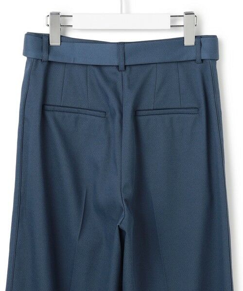 L size ONWARD(大きいサイズ) / エルサイズオンワード その他パンツ | 【裏起毛】 ウォームサテン ワイドストレートパンツ | 詳細20