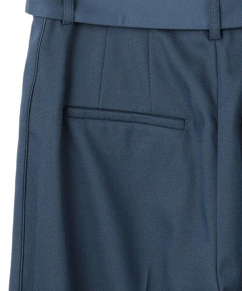 L size ONWARD(大きいサイズ) / エルサイズオンワード その他パンツ | 【裏起毛】 ウォームサテン ワイドストレートパンツ | 詳細23