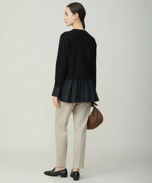 L size ONWARD(大きいサイズ) / エルサイズオンワード その他パンツ | ウォッシャブルライトウール スティックパンツ | 詳細2