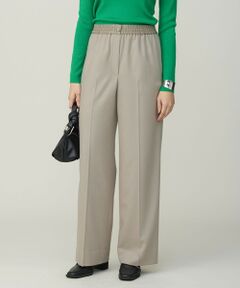 ウォッシャブルライトウール ストレートパンツ