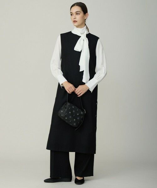 L size ONWARD(大きいサイズ) / エルサイズオンワード その他パンツ | ウォッシャブルライトウール ストレートパンツ | 詳細22