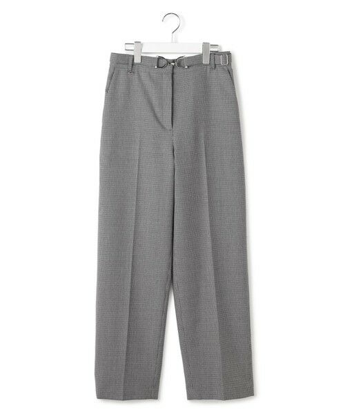 L size ONWARD(大きいサイズ) / エルサイズオンワード その他パンツ | 【30th ANNIVERSARY】ウールガンクラブチェック テーパードパンツ | 詳細9