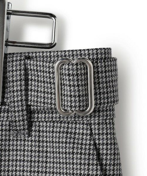 L size ONWARD(大きいサイズ) / エルサイズオンワード その他パンツ | 【30th ANNIVERSARY】ウールガンクラブチェック テーパードパンツ | 詳細13