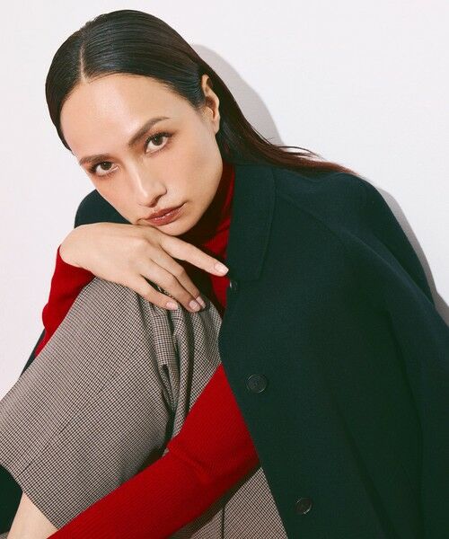 L size ONWARD(大きいサイズ) / エルサイズオンワード その他パンツ | 【30th ANNIVERSARY】ウールガンクラブチェック テーパードパンツ | 詳細19