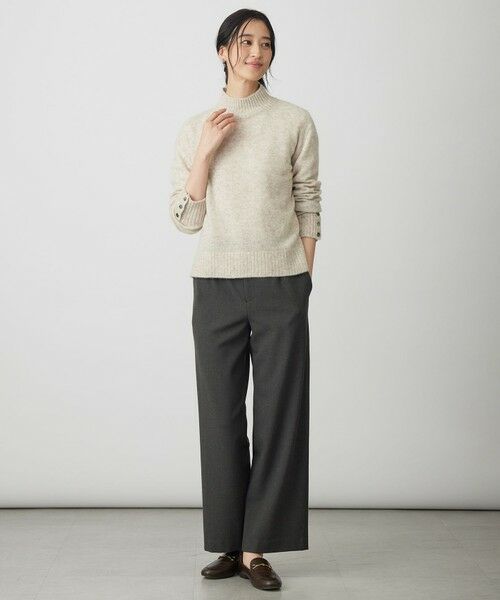 L size ONWARD(大きいサイズ) / エルサイズオンワード その他パンツ | SOFTサーモ2way ストレート パンツ | 詳細7