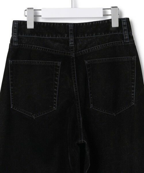 L size ONWARD(大きいサイズ) / エルサイズオンワード その他パンツ | 【SLOW/一部店舗限定】フロッキーデニム ワイドパンツ | 詳細5