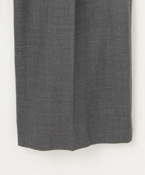 L size ONWARD(大きいサイズ) / エルサイズオンワード その他パンツ | 【SHIHOさん着用】ソフトウールブレンドワイド パンツ | 詳細21