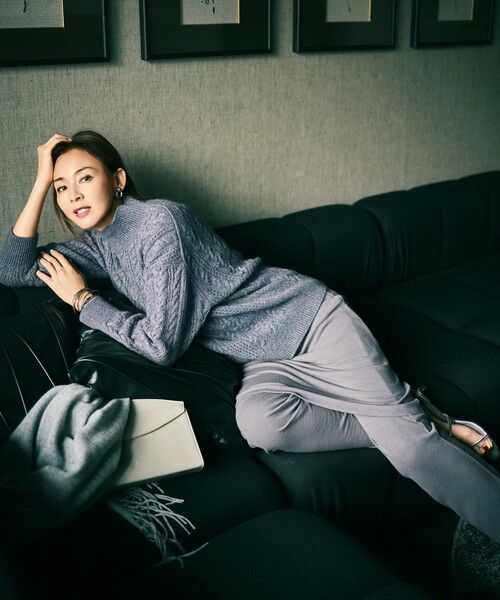 L size ONWARD(大きいサイズ) / エルサイズオンワード その他パンツ | 【SHIHOさん着用】レギスカ パンツ | 詳細1