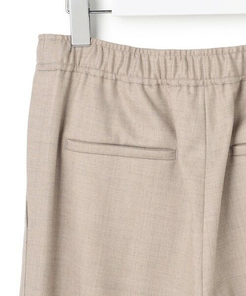 L size ONWARD(大きいサイズ) / エルサイズオンワード その他パンツ | 【洗える】ハイカウントフラノ ドロスト ワイド パンツ | 詳細18