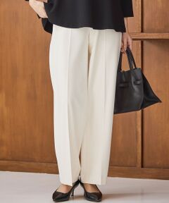 L size ONWARD(大きいサイズ) / エルサイズオンワード その他パンツ | 【滝沢眞規子さん着用/洗える】ウォームストレッチ ワイド パンツ