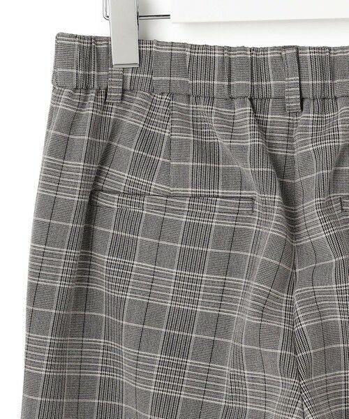 L size ONWARD(大きいサイズ) / エルサイズオンワード その他パンツ | 【洗える】ウォームストレッチ チェック ワイド パンツ | 詳細10