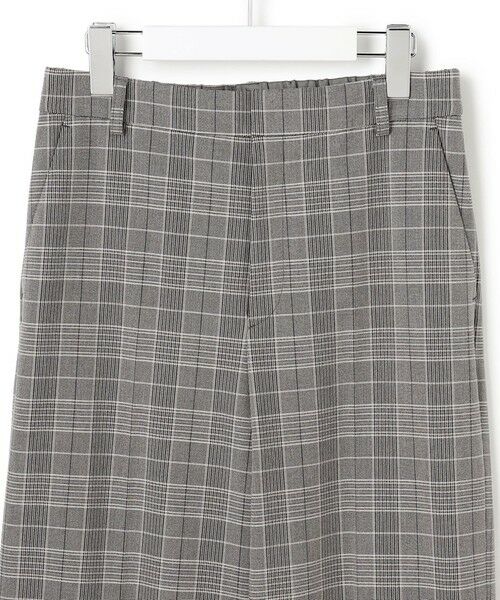 L size ONWARD(大きいサイズ) / エルサイズオンワード その他パンツ | 【洗える】ウォームストレッチ チェック ワイド パンツ | 詳細4