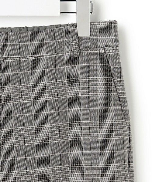 L size ONWARD(大きいサイズ) / エルサイズオンワード その他パンツ | 【洗える】ウォームストレッチ チェック ワイド パンツ | 詳細5