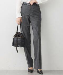 L size ONWARD(大きいサイズ) / エルサイズオンワード その他パンツ | 【セットアップ着用】ファインネスウール テーパード パンツ