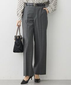 L size ONWARD(大きいサイズ) / エルサイズオンワード その他パンツ | 【セットアップ着用】ファインネスウール ワイド パンツ