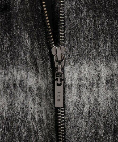 L size ONWARD(大きいサイズ) / エルサイズオンワード ブルゾン | ウールシャギーブルゾン | 詳細10