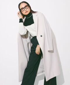 ウールカシミヤメルトン チェスターコート