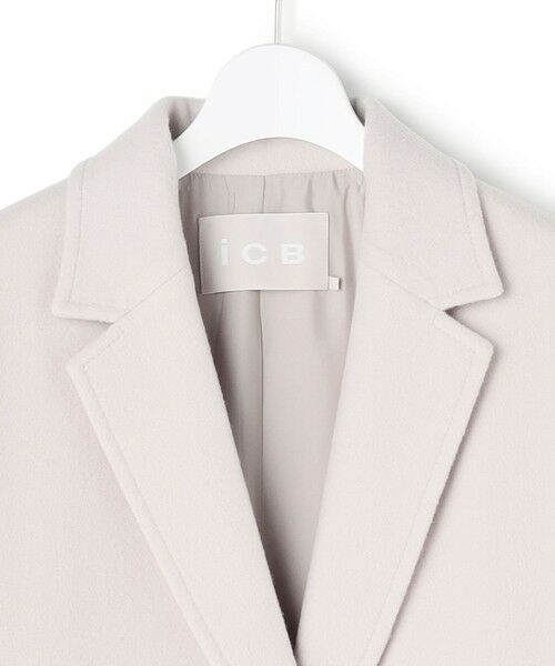 L size ONWARD(大きいサイズ) / エルサイズオンワード その他アウター | ウールカシミヤメルトン チェスターコート | 詳細7