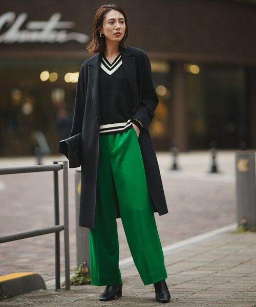 L size ONWARD(大きいサイズ) / エルサイズオンワード その他アウター | ウールカシミヤメルトン チェスターコート | 詳細16