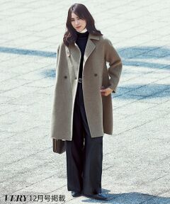 L size ONWARD(大きいサイズ) / エルサイズオンワード その他アウター | 【VERYベストアウター大賞「ロングアウター賞」受賞！/滝沢眞規子さん着用】 MANTECOPure リバー チェスターコート