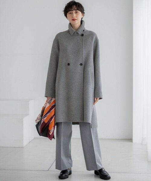 L size ONWARD(大きいサイズ) / エルサイズオンワード その他アウター | 【VERYベストアウター大賞「ロングアウター賞」受賞！/滝沢眞規子さん着用】 MANTECOPure リバー チェスターコート | 詳細17