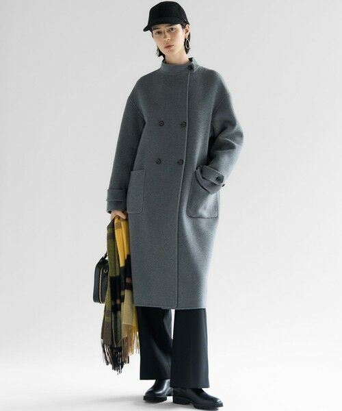 L size ONWARD(大きいサイズ) / エルサイズオンワード その他アウター | 【VERY掲載】MANTECOPureリバー スタンドカラーコート | 詳細2