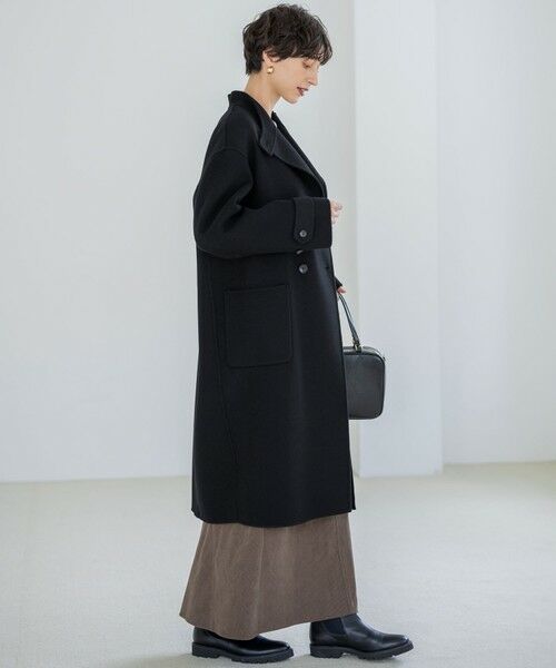 L size ONWARD(大きいサイズ) / エルサイズオンワード その他アウター | 【VERY掲載】MANTECOPureリバー スタンドカラーコート | 詳細9