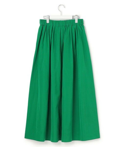 L size ONWARD(大きいサイズ) / エルサイズオンワード ミニ・ひざ丈スカート | エステルメモリータフタ キャザースカート | 詳細9