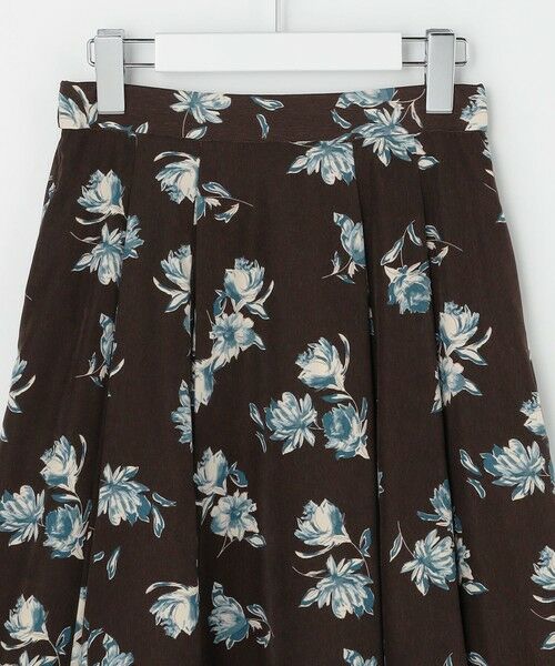 L size ONWARD(大きいサイズ) / エルサイズオンワード ミニ・ひざ丈スカート | フラワータック スカート | 詳細6