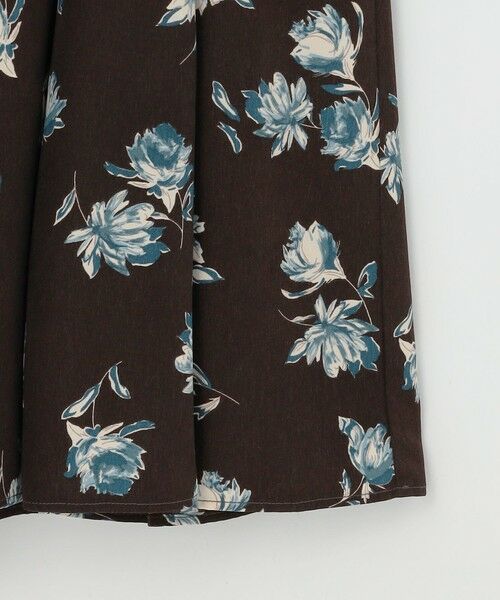 L size ONWARD(大きいサイズ) / エルサイズオンワード ミニ・ひざ丈スカート | フラワータック スカート | 詳細9