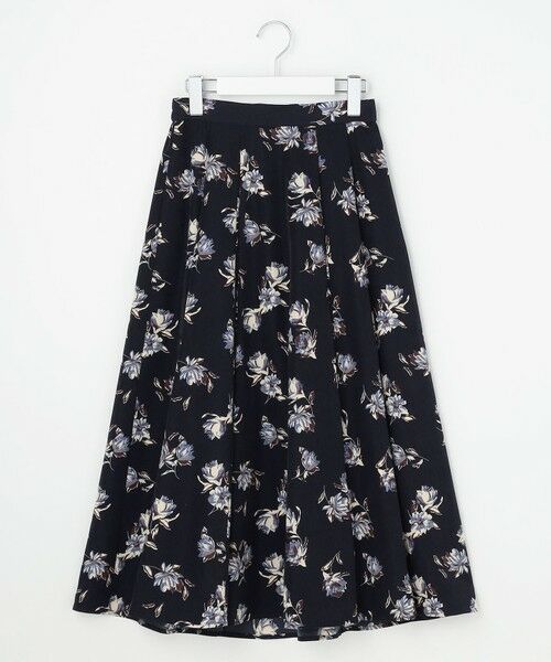 L size ONWARD(大きいサイズ) / エルサイズオンワード ミニ・ひざ丈スカート | フラワータック スカート | 詳細14