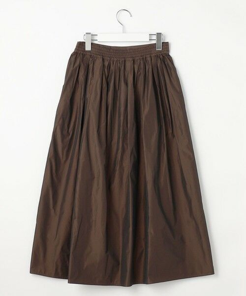 L size ONWARD(大きいサイズ) / エルサイズオンワード ミニ・ひざ丈スカート | グロッシータフタ スカート | 詳細15