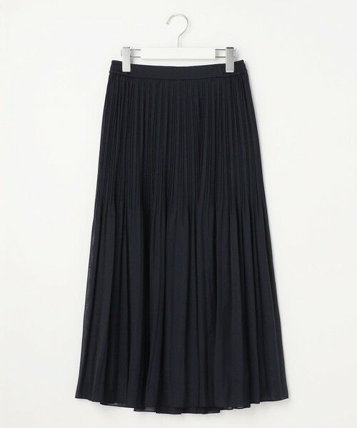 L size ONWARD(大きいサイズ) / エルサイズオンワード ロング・マキシ丈スカート | シャイニープリーツ スカート | 詳細15