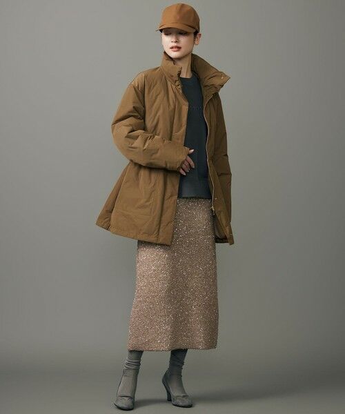 L size ONWARD(大きいサイズ) / エルサイズオンワード ミニ・ひざ丈スカート | 【カタログ掲載】スパンコールストレッチ スカート | 詳細2