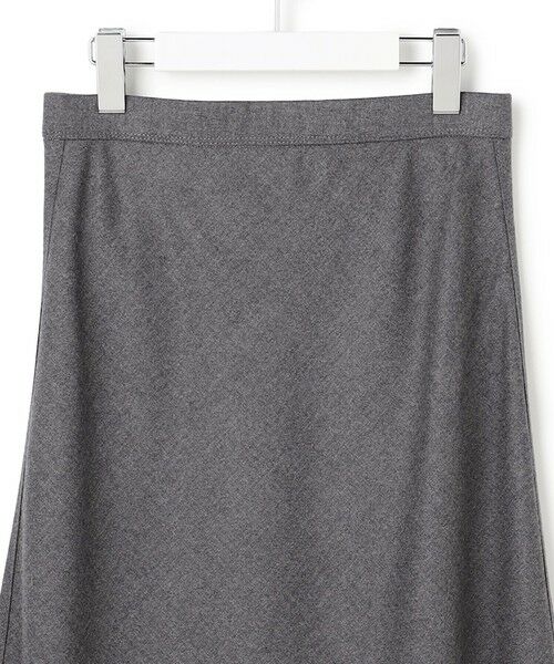 L size ONWARD(大きいサイズ) / エルサイズオンワード ミニ・ひざ丈スカート | 【洗える】ハイカウントフラノ フレア スカート | 詳細7