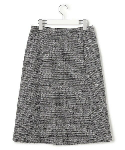L size ONWARD(大きいサイズ) / エルサイズオンワード ミニ・ひざ丈スカート | ライトシャインツイード スカート | 詳細6