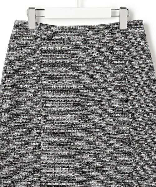 L size ONWARD(大きいサイズ) / エルサイズオンワード ミニ・ひざ丈スカート | ライトシャインツイード スカート | 詳細7