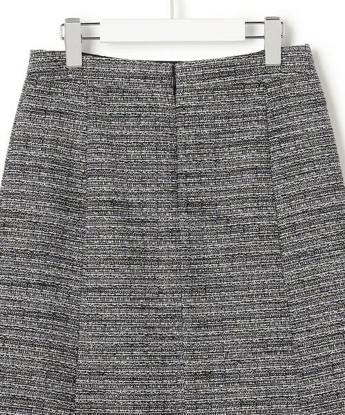 L size ONWARD(大きいサイズ) / エルサイズオンワード ミニ・ひざ丈スカート | ライトシャインツイード スカート | 詳細8