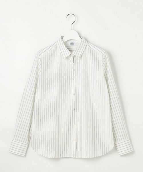 L size ONWARD(大きいサイズ) / エルサイズオンワード シャツ・ブラウス | BEZコットンナイロン ストライプ シャツカラー ブラウス | 詳細14