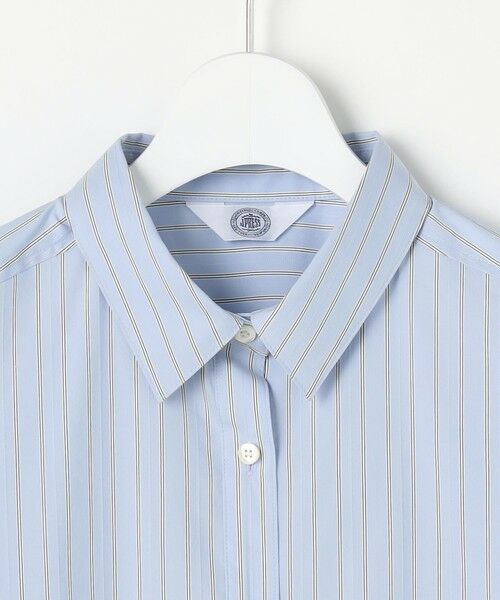 L size ONWARD(大きいサイズ) / エルサイズオンワード シャツ・ブラウス | BEZコットンナイロン ストライプ シャツカラー ブラウス | 詳細15