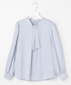 L size ONWARD(大きいサイズ) / エルサイズオンワード シャツ・ブラウス | 【4WAY】長袖 ボウブラウス