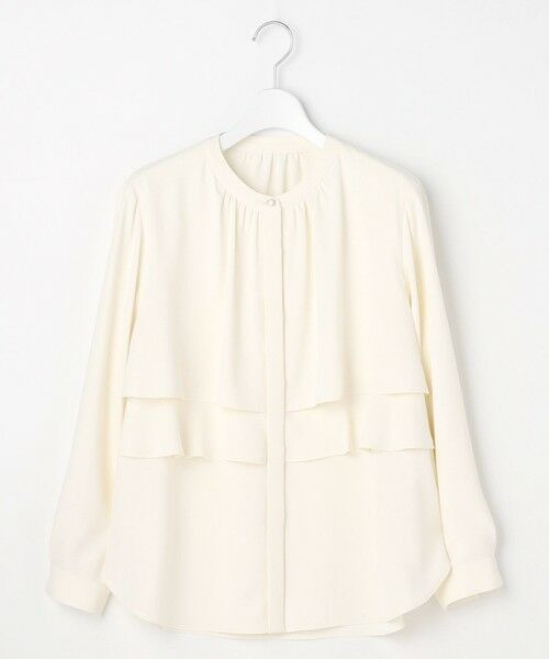 L size ONWARD(大きいサイズ) / エルサイズオンワード シャツ・ブラウス | ノーブルジョーゼット ブラウス | 詳細6