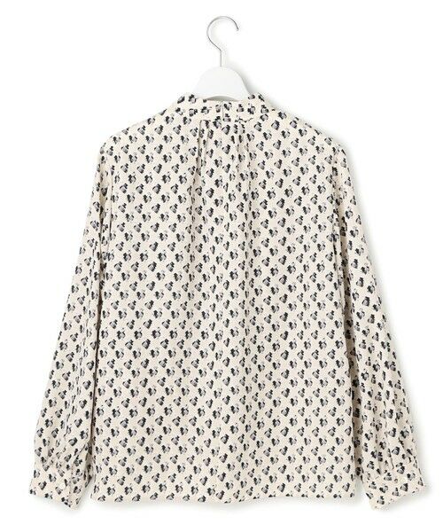 L size ONWARD(大きいサイズ) / エルサイズオンワード シャツ・ブラウス | モダンアートプリントギャザーブラウス | 詳細7