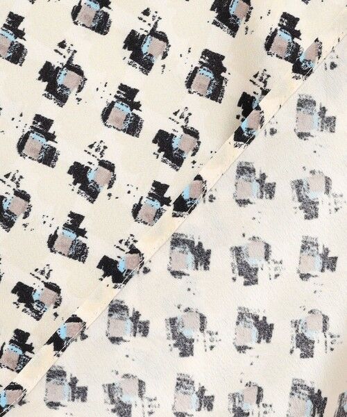 L size ONWARD(大きいサイズ) / エルサイズオンワード シャツ・ブラウス | モダンアートプリントギャザーブラウス | 詳細9