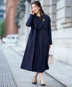 L size ONWARD(大きいサイズ) / エルサイズオンワード トレンチコート | エレガントロング トレンチ コート