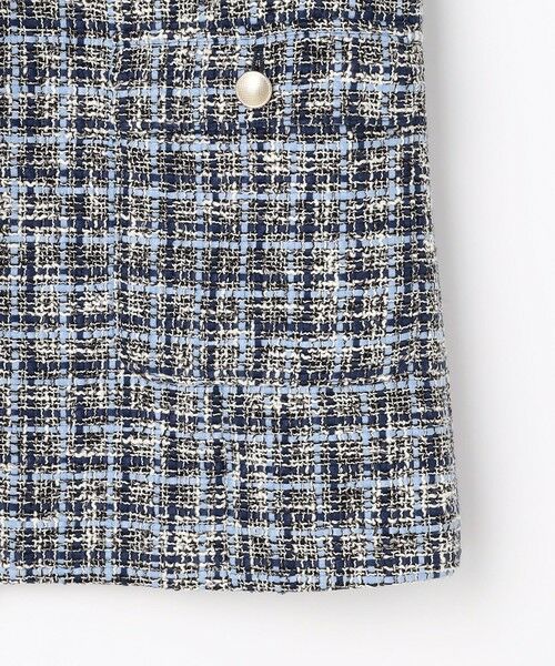 L size ONWARD(大きいサイズ) / エルサイズオンワード その他アウター | ファニーツイード ジレ | 詳細10