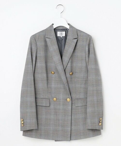 L size ONWARD(大きいサイズ) / エルサイズオンワード テーラードジャケット | ANASTASIAトロ ダブル ジャケット | 詳細13