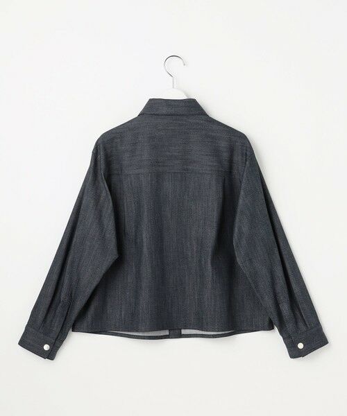 L size ONWARD(大きいサイズ) / エルサイズオンワード その他アウター | セルロースシャンブレー ジャケット | 詳細10